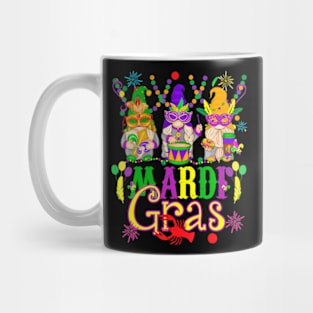 Mardi Gras Gnomes Outfit Squad Mardi Gras 2024 Mug